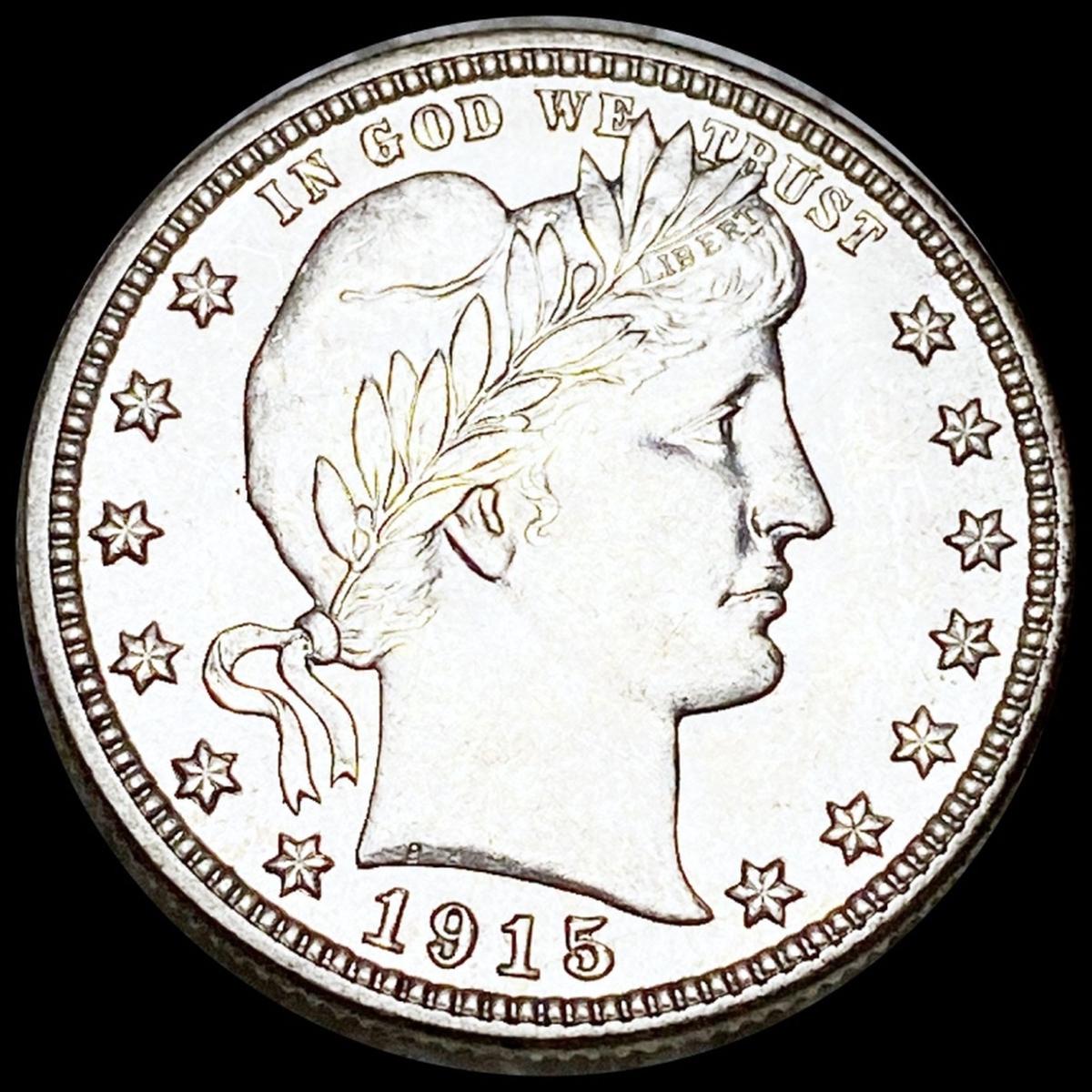 1915-D Barber Silver Quarter UNCIRCULATED