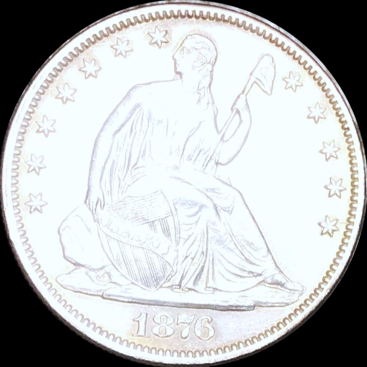 1876-CC Seated Half Dollar UNCIRCULATED