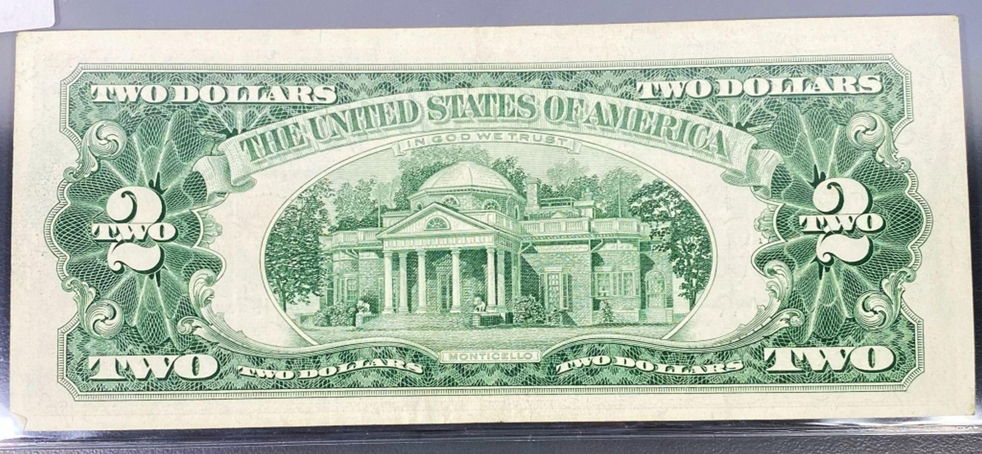 1963 $2 Red Seal Bill UNCIRCULATED