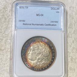 1878 Morgan Silver Dollar NNC - MS64