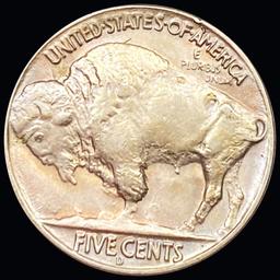 1937-D "3-LEGGED" Buffalo Head Nickel CHOICE BU