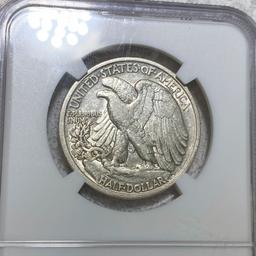 1918 Walking Half Dollar NGC - XF40