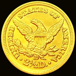 1847-D $2.50 Gold Quarter Eagle CHOICE BU