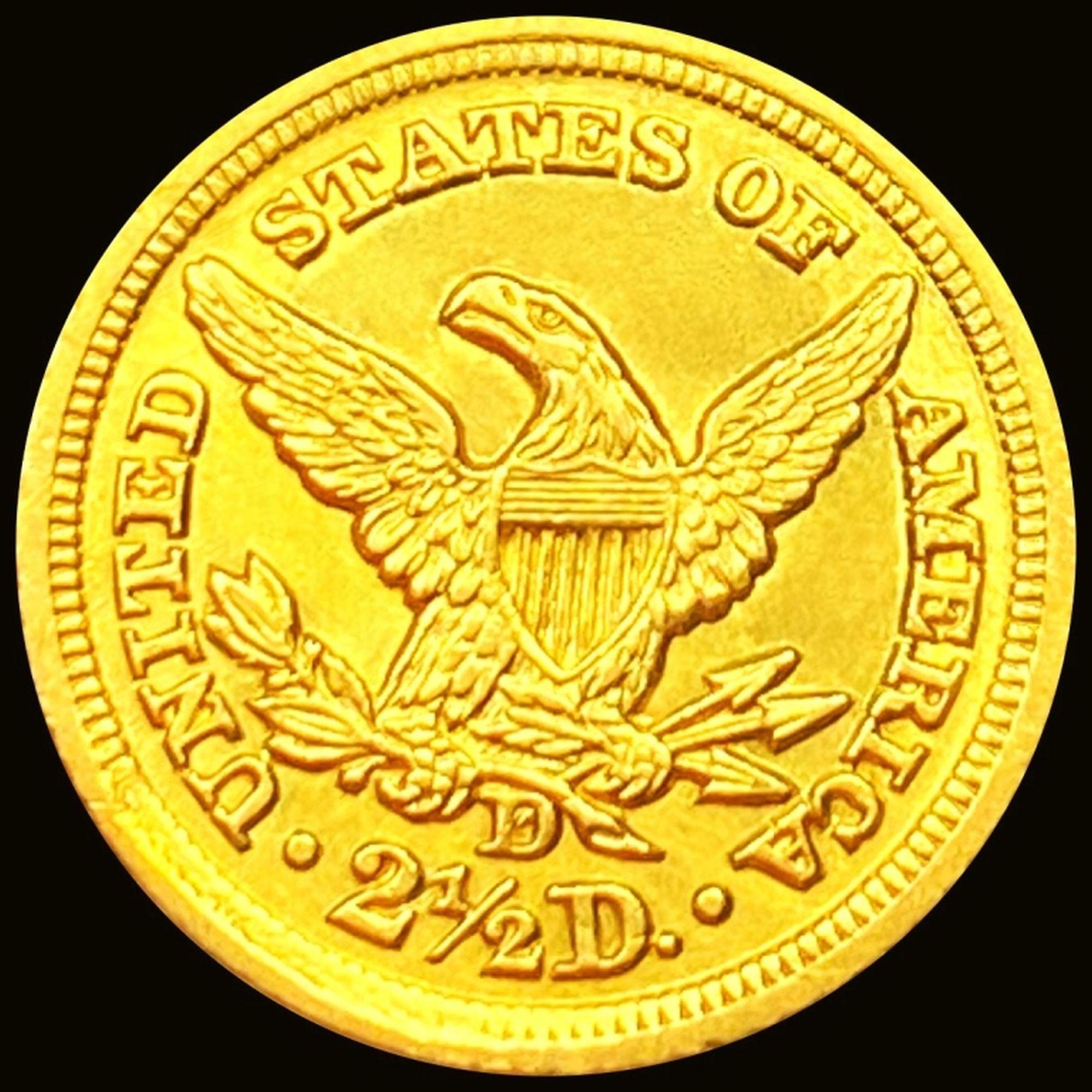 1847-D $2.50 Gold Quarter Eagle CHOICE BU