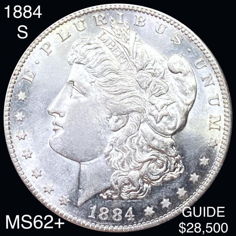 1884-S Morgan Silver Dollar UNCIRCULATED