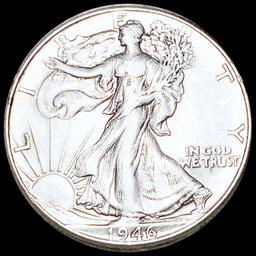 1946 Walking Half Dollar LIGHTLY CIRCULATED