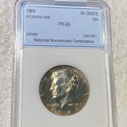 1964 Kennedy Half Dollar NNC - PR69