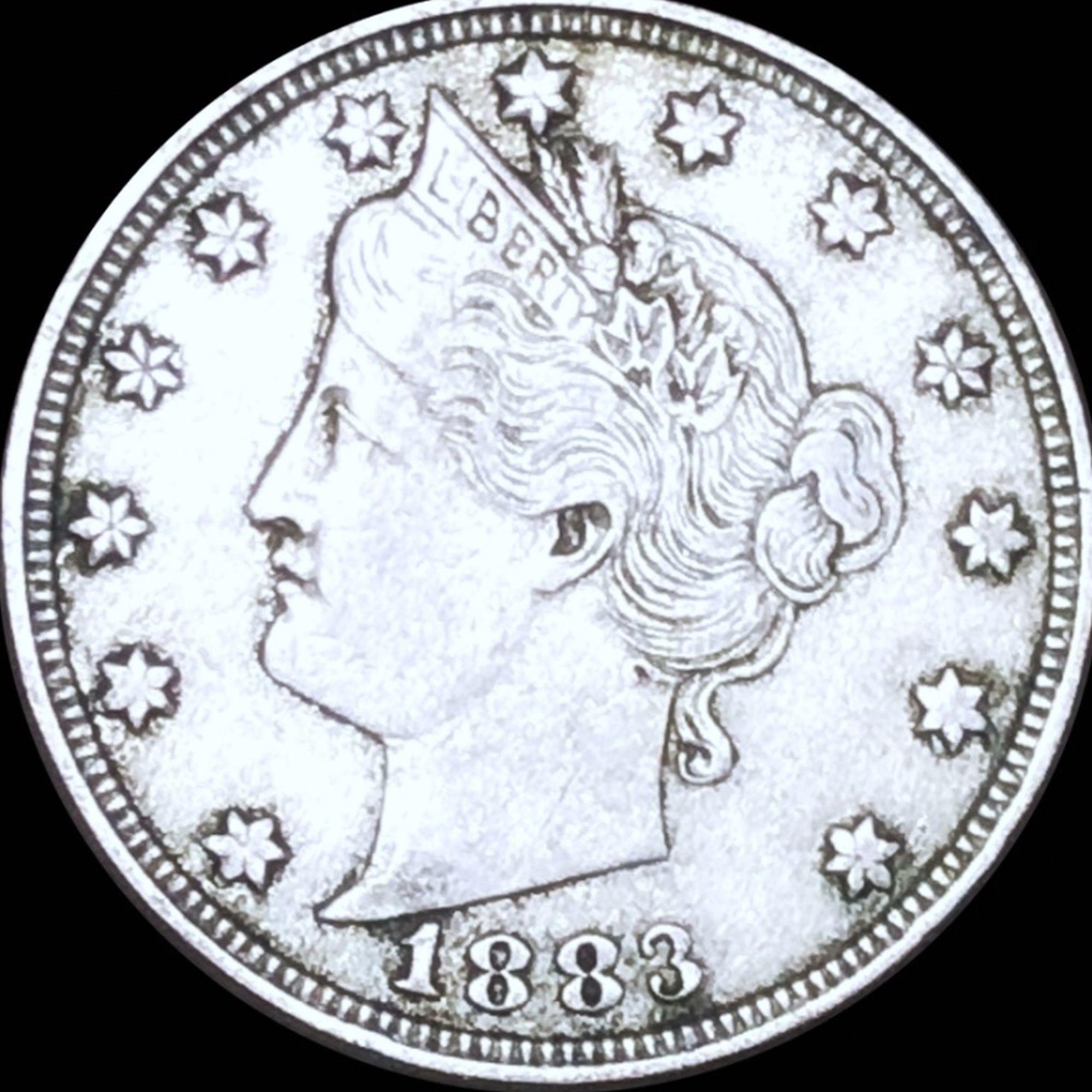 1883 Liberty Victory Nickel ABOUT UNCIRCULATED