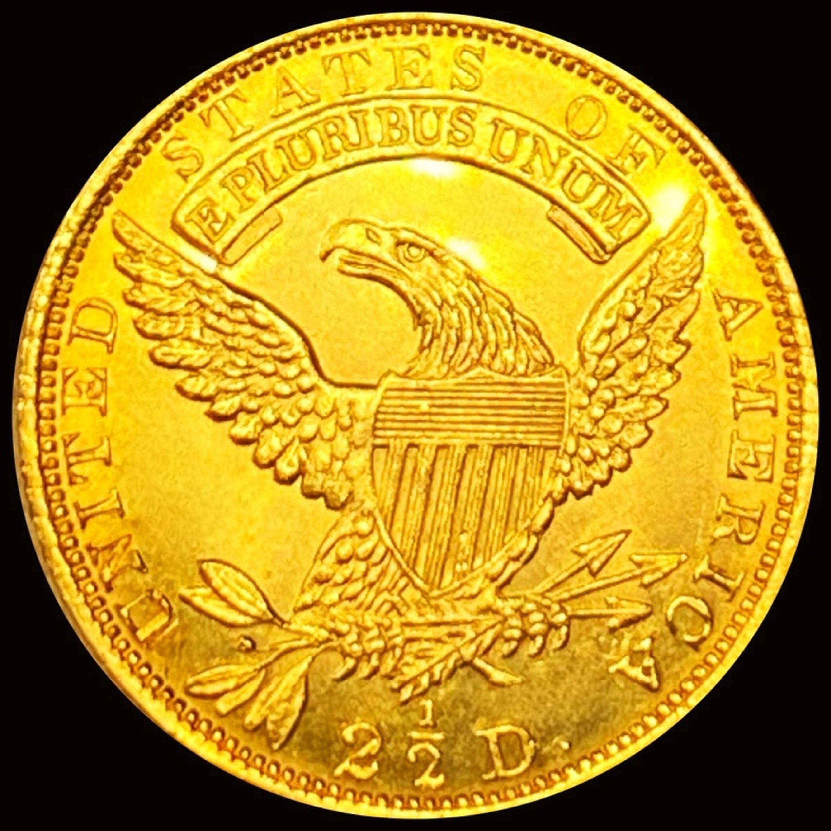 1831 $2.50 Gold Quarter Eagle GEM BU