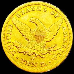 1853-O $10 Gold Eagle CHOICE AU