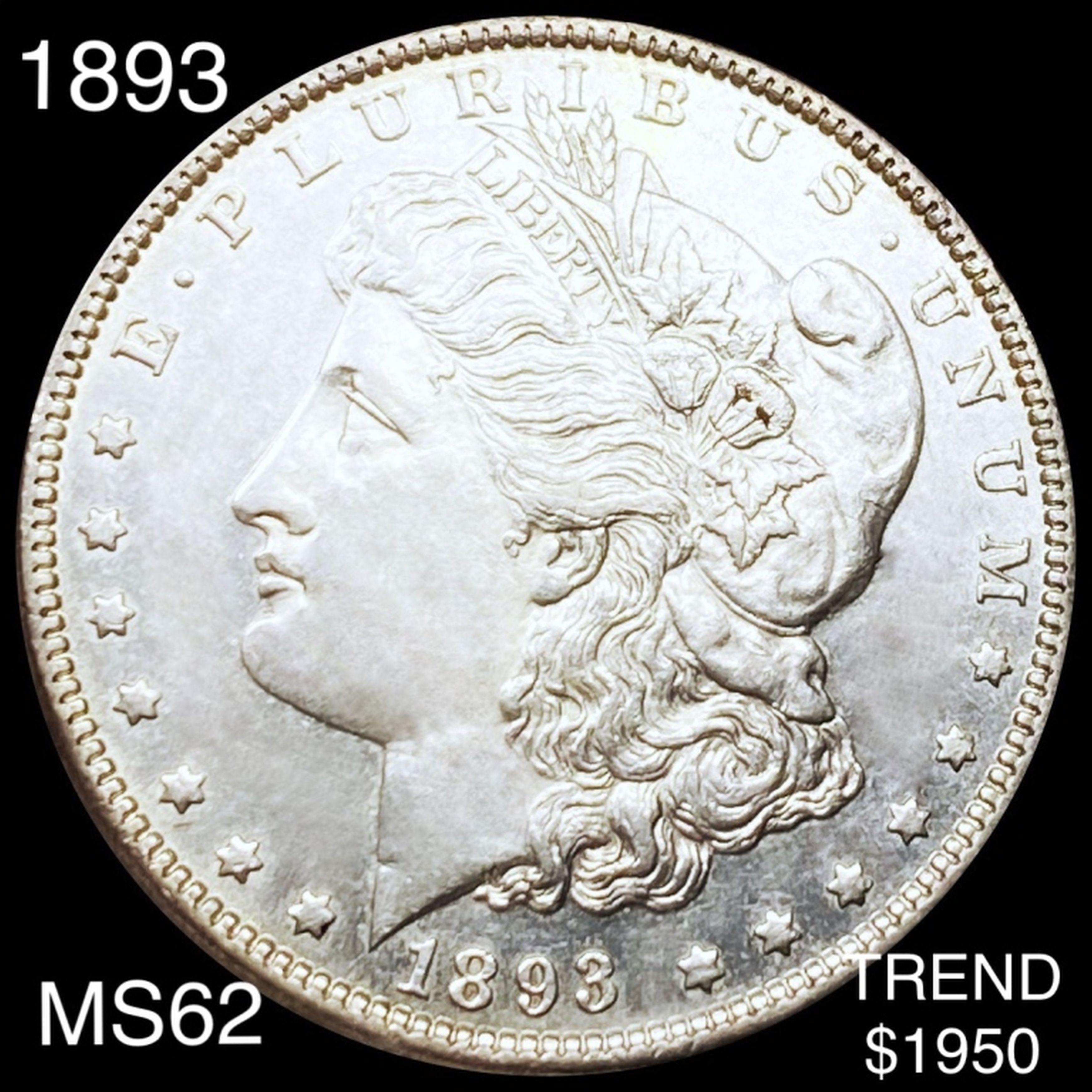 1893 Morgan Silver Dollar UNCIRCULATED