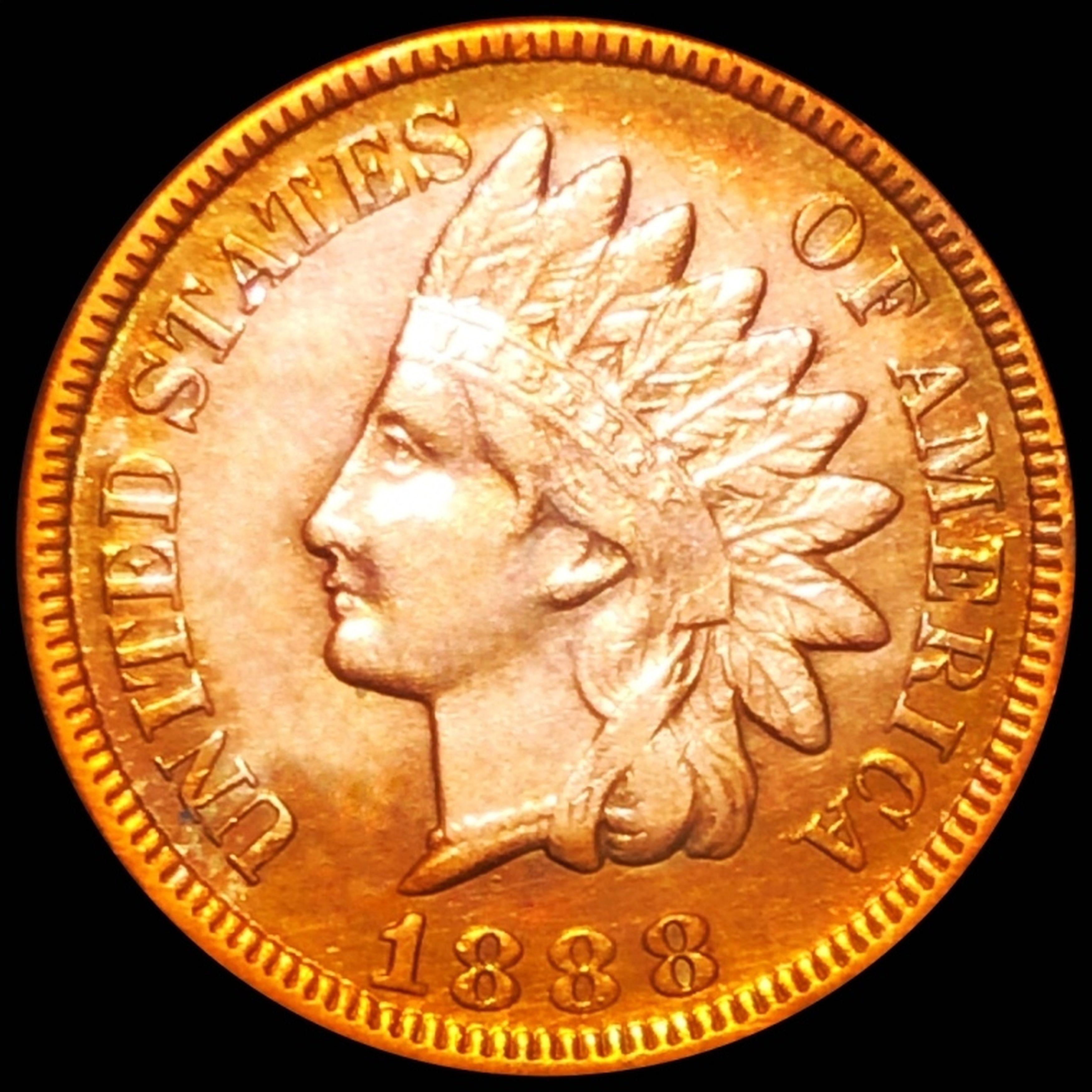 1888 Indian Head Penny CLOSELY UNCIRCULATED