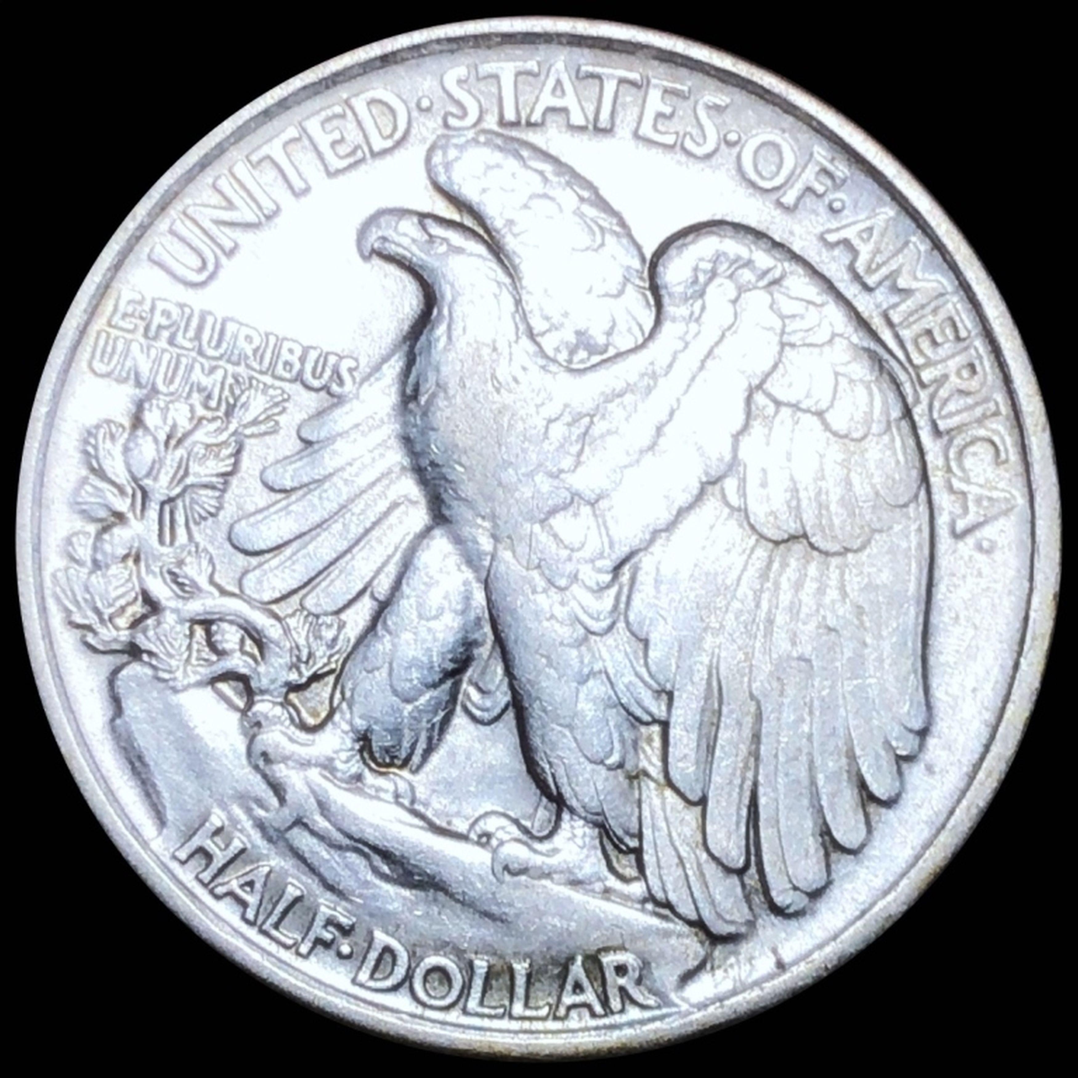 1918 Walking Half Dollar XF+