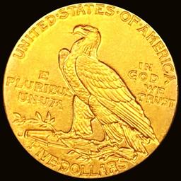1916-S $5 Gold Half Eagle CHOICE BU