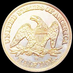 1851-O Seated Half Dollar GEM BU
