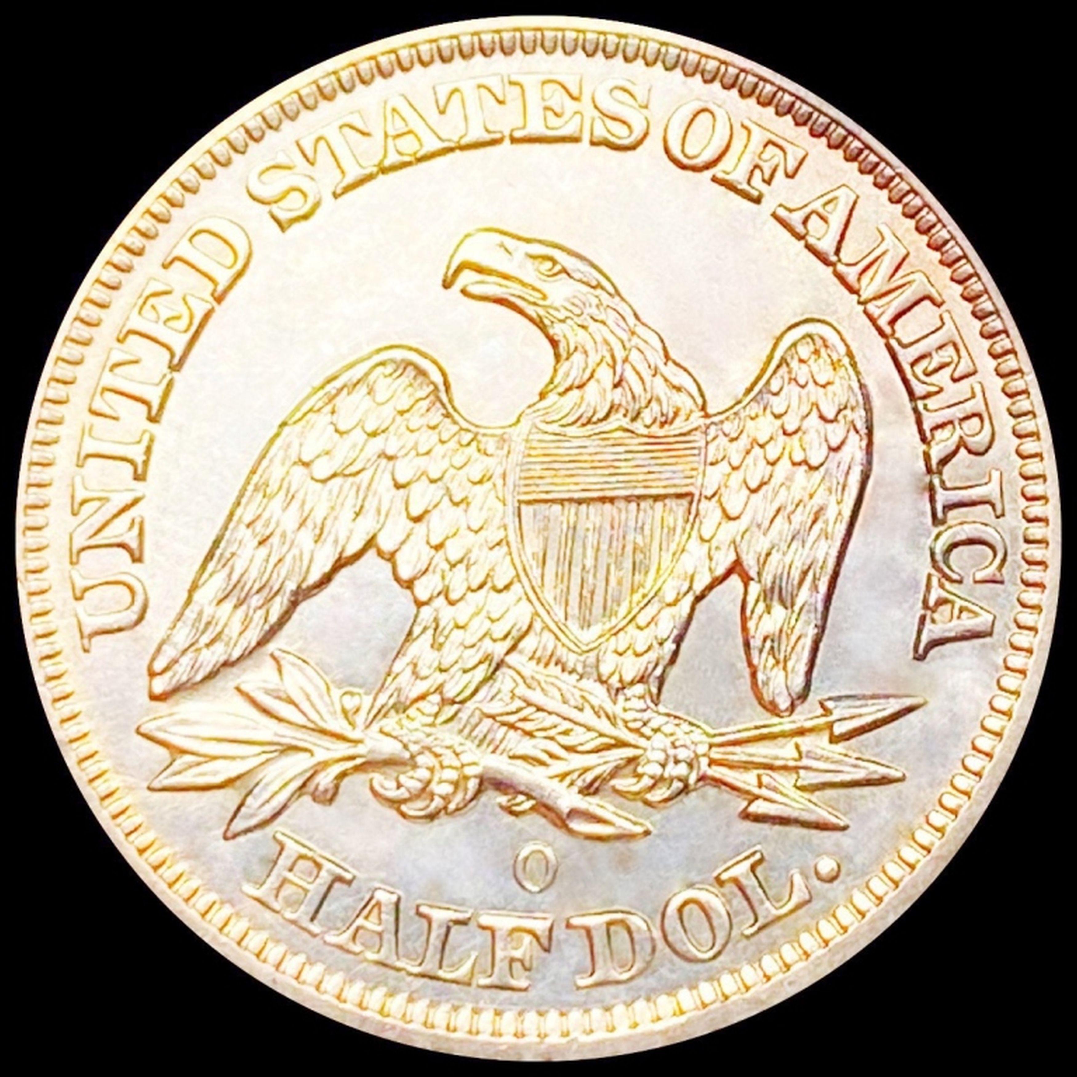1851-O Seated Half Dollar GEM BU