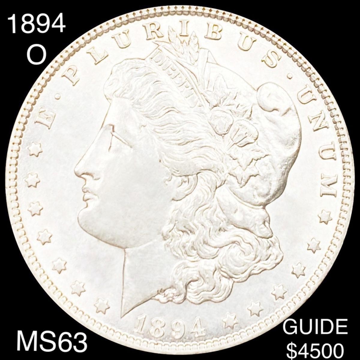 1894-O Morgan Silver Dollar CHOICE BU