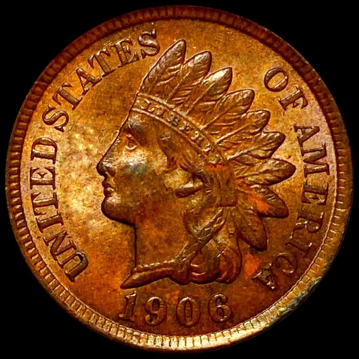 1906 Indian Head Penny CLOSELY UNCIRCULATED