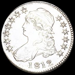 1812 Capped Bust Half Dollar CLOSELY UNCIRCULATED