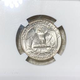 1959 Washington Silver Quarter NGC - MS66