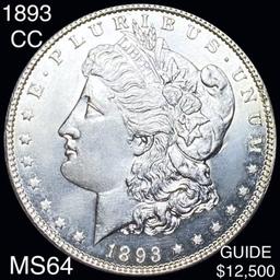 1893-CC Morgan Silver Dollar CHOICE BU