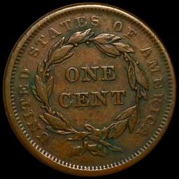 1839 Braided Hair Large Cent NEARLY UNC