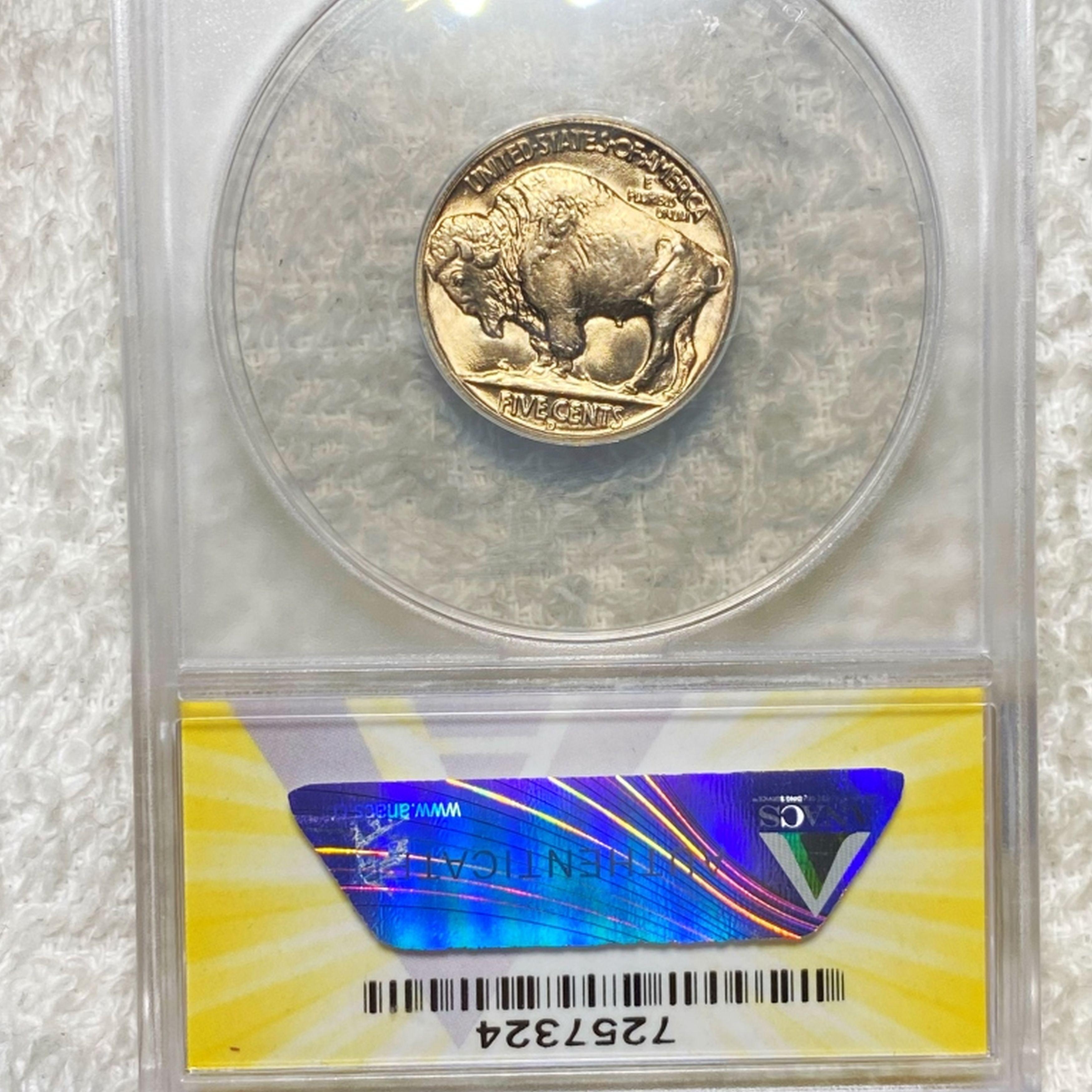 1838-D Buffalo Head Nickel ANACS - MS66