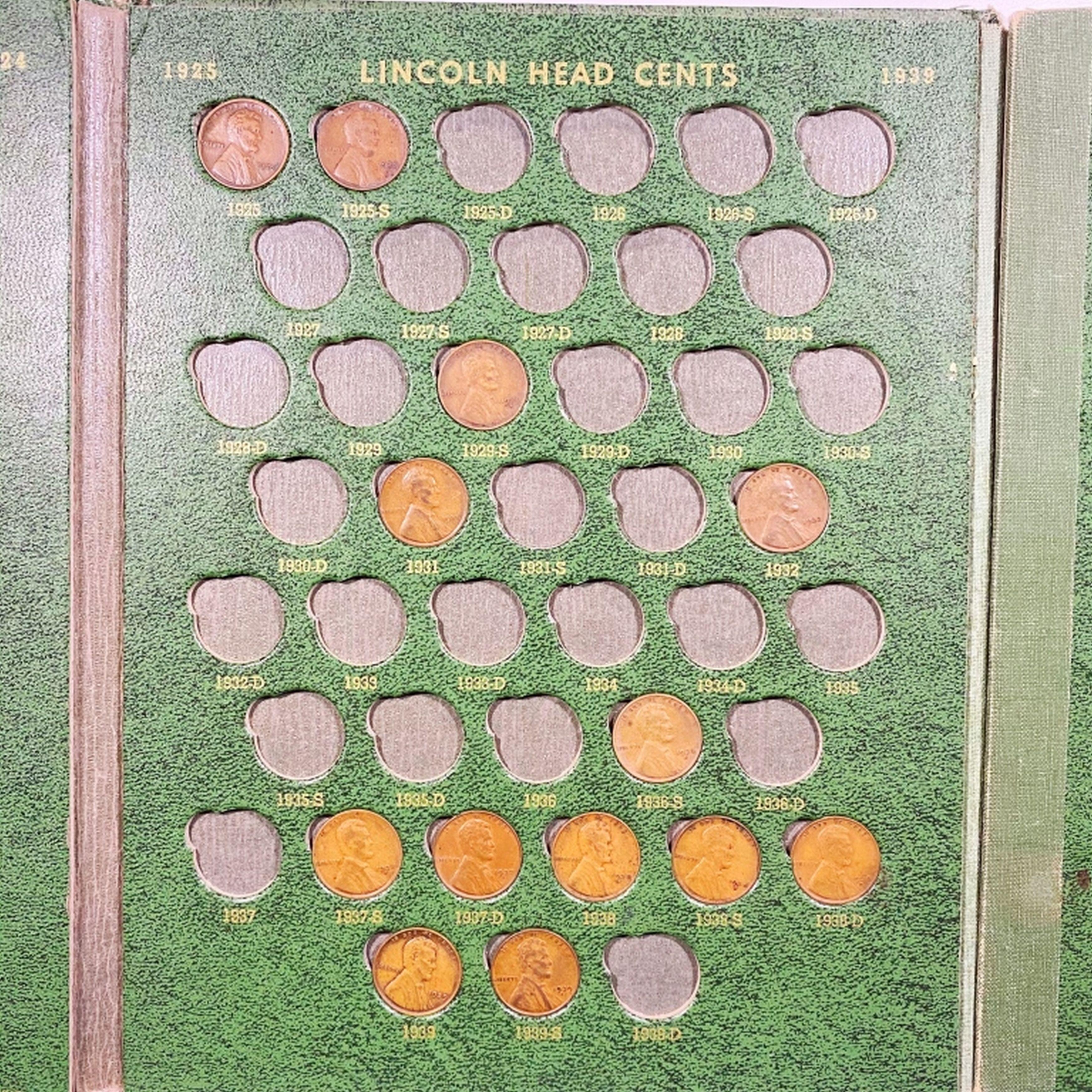 1909-1969 Lincoln Penny Book XF/AU/UNC 63 CNS