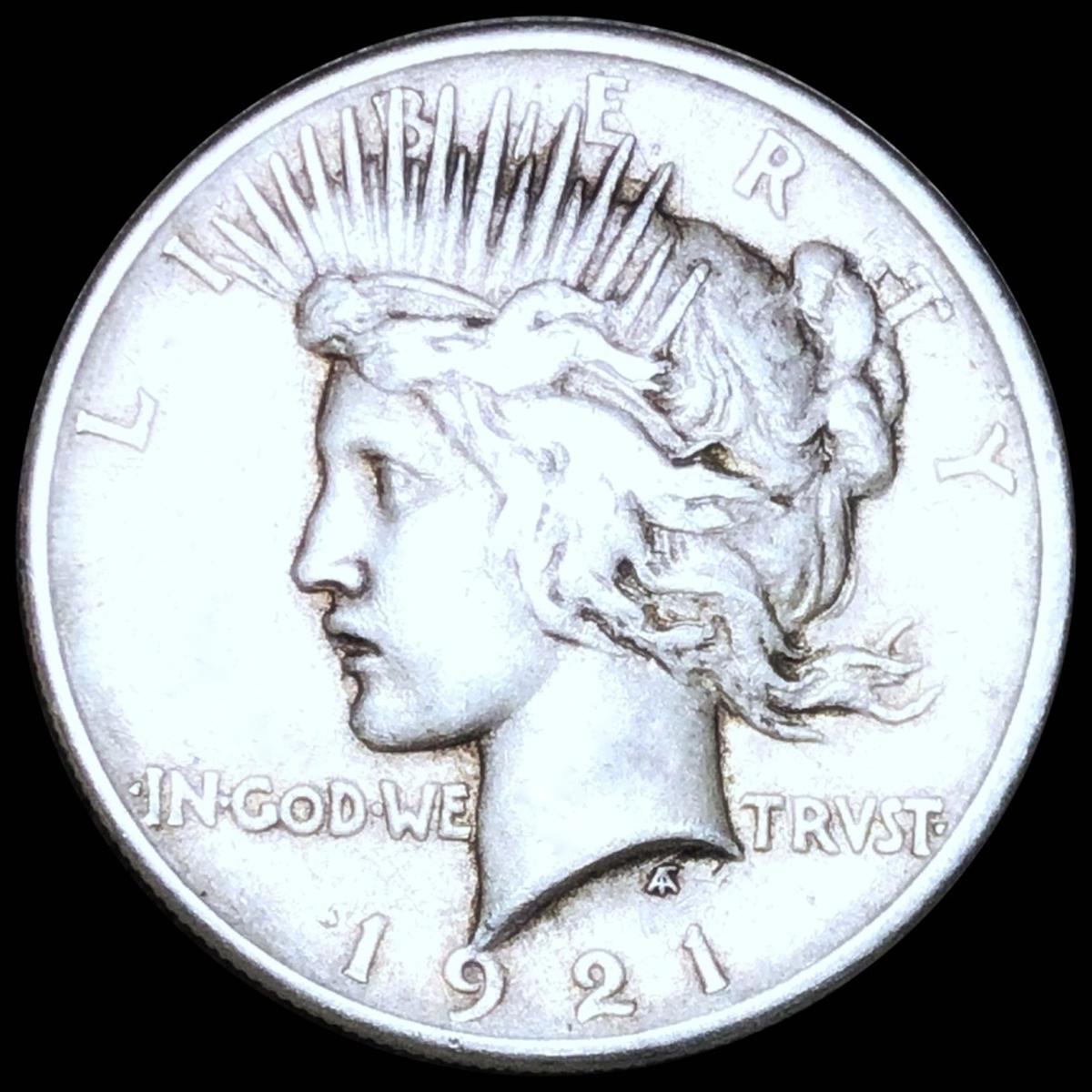 1921 Silver Peace Dollar LIGHTLY CIRCULATED