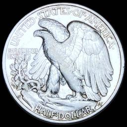 1938-D Walking Half Dollar XF+