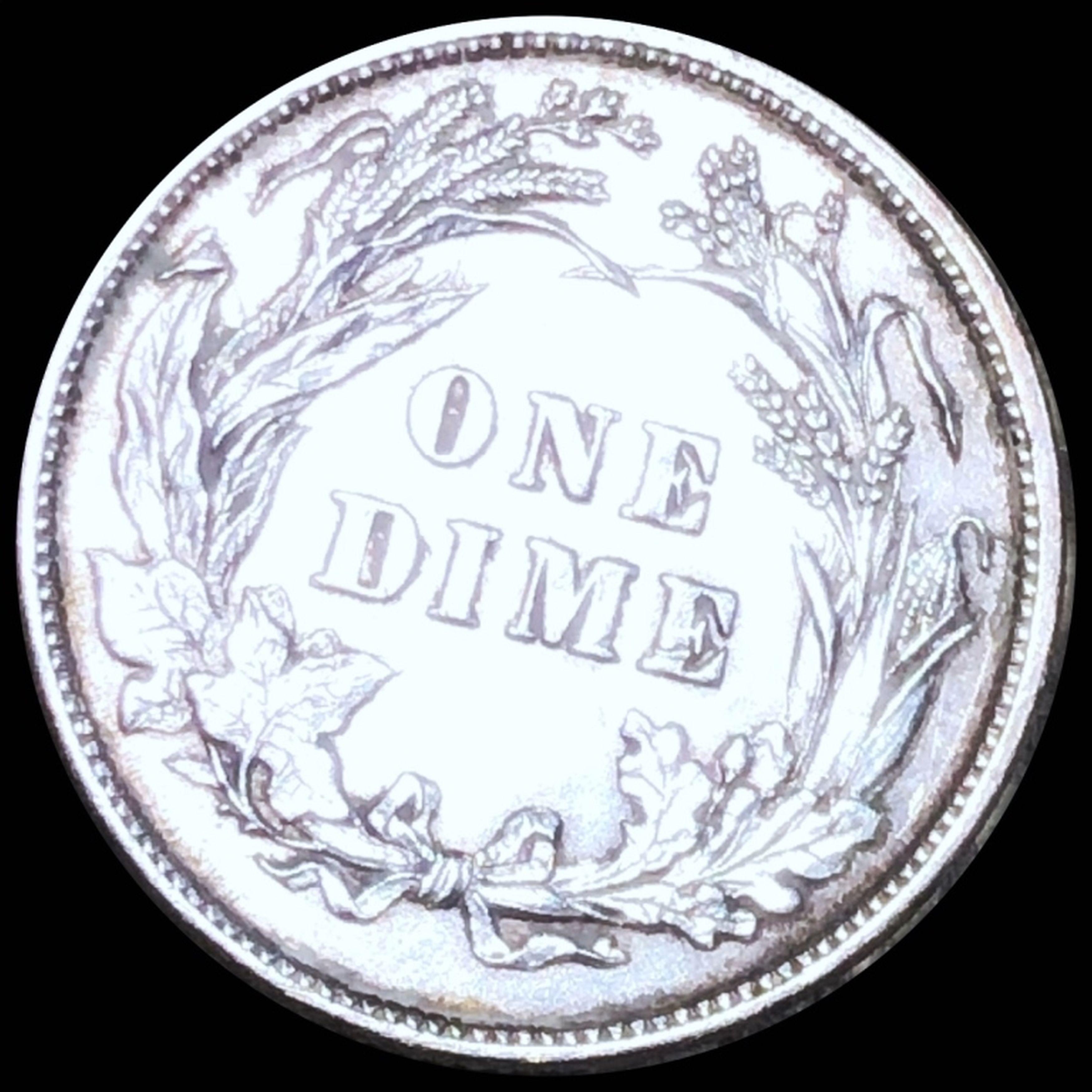 1898 Barber Silver Dime GEM PROOF