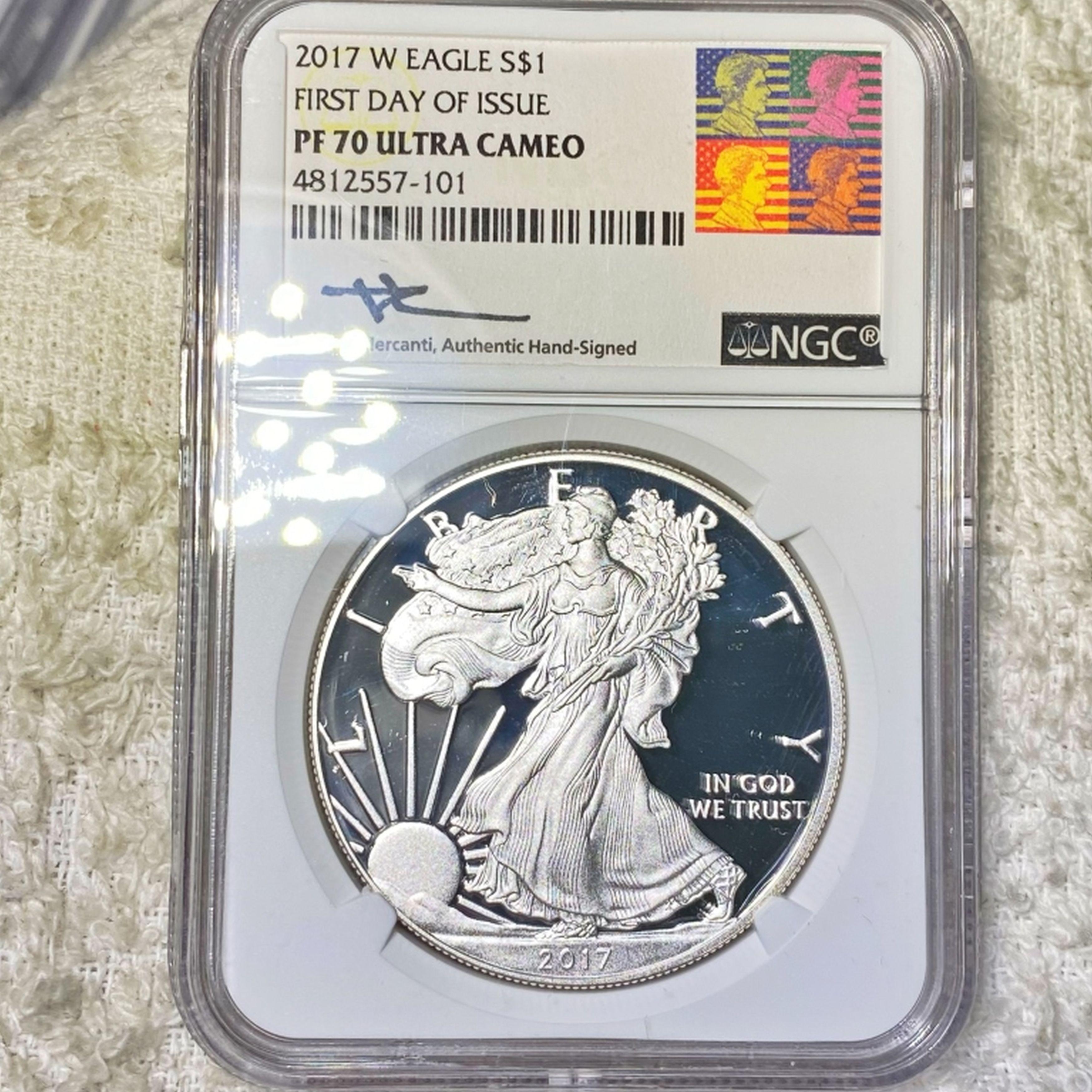 2017-W Silver Eagle NGC - PF 70 ULTRA CAMEO