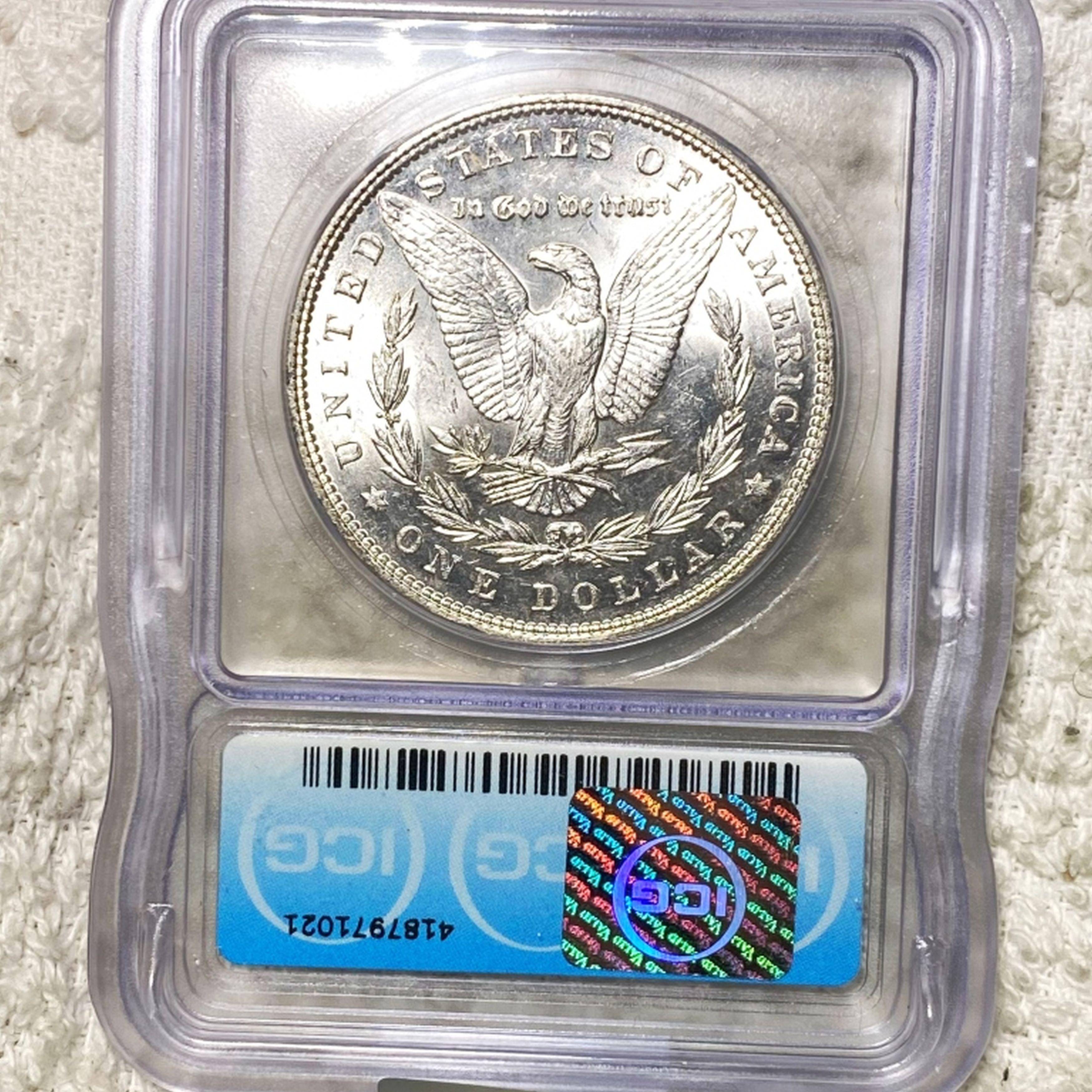 1886 Morgan Silver Dollar ICG - MS63