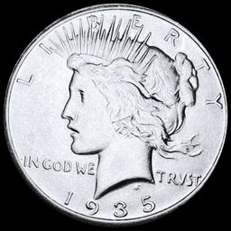 1935-S Silver Peace Dollar CLOSELY UNCIRCULATED