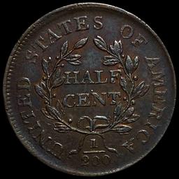 1806 Draped Bust Half Cent LIGHTLY CIRCULATED