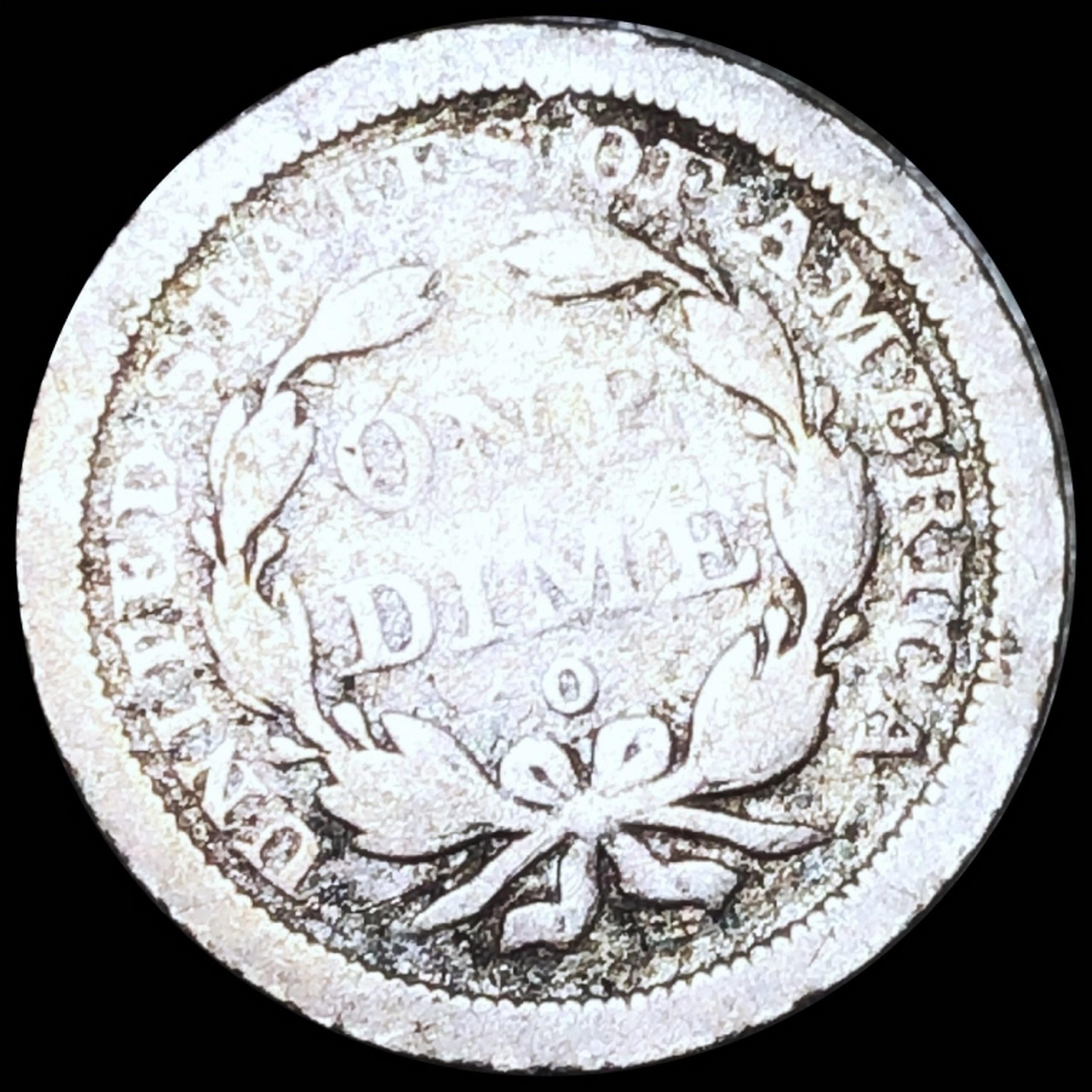 1842-O Seated Liberty Dime NICELY CIRCULATED