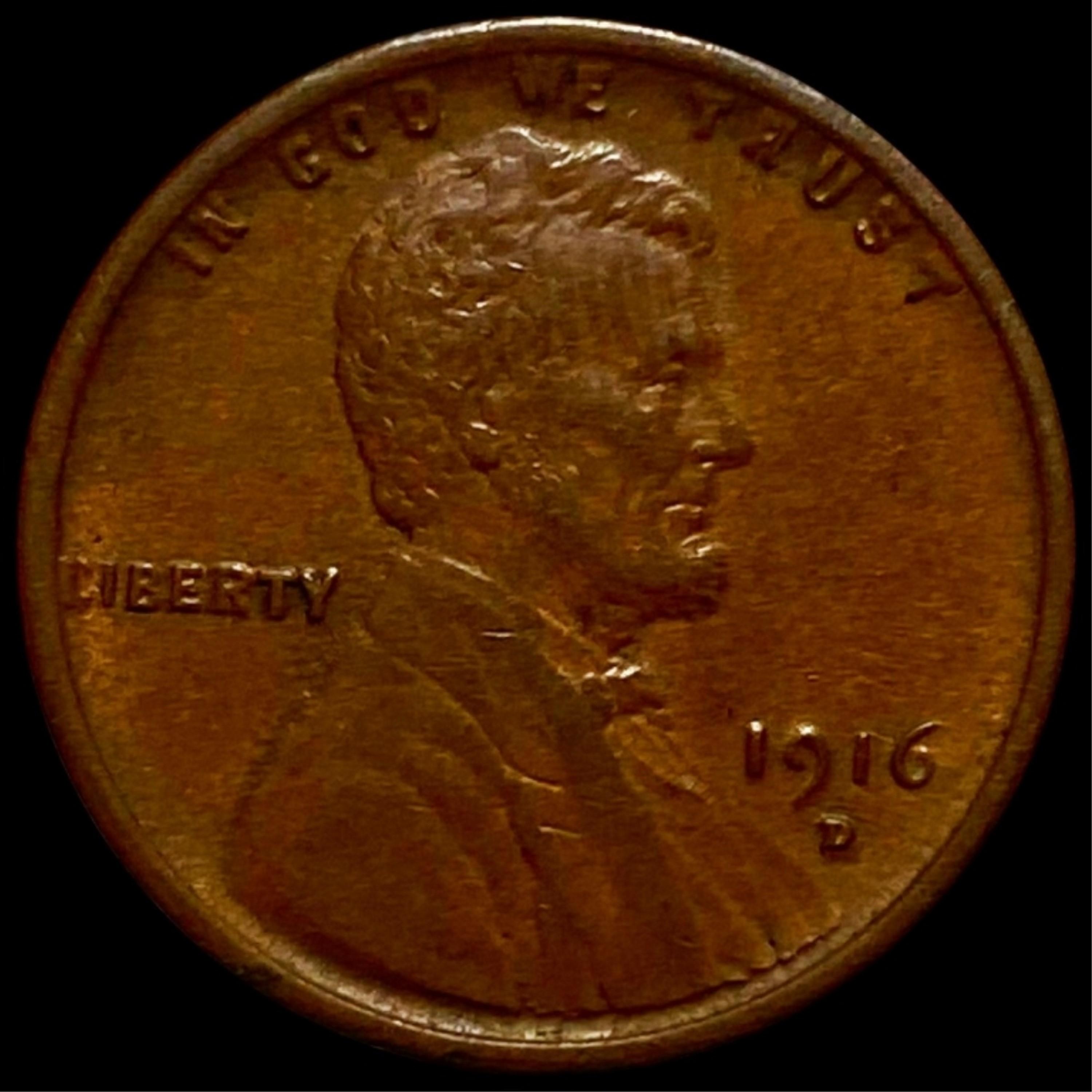 1916-D Lincoln Wheat Penny UNCIRCULATED