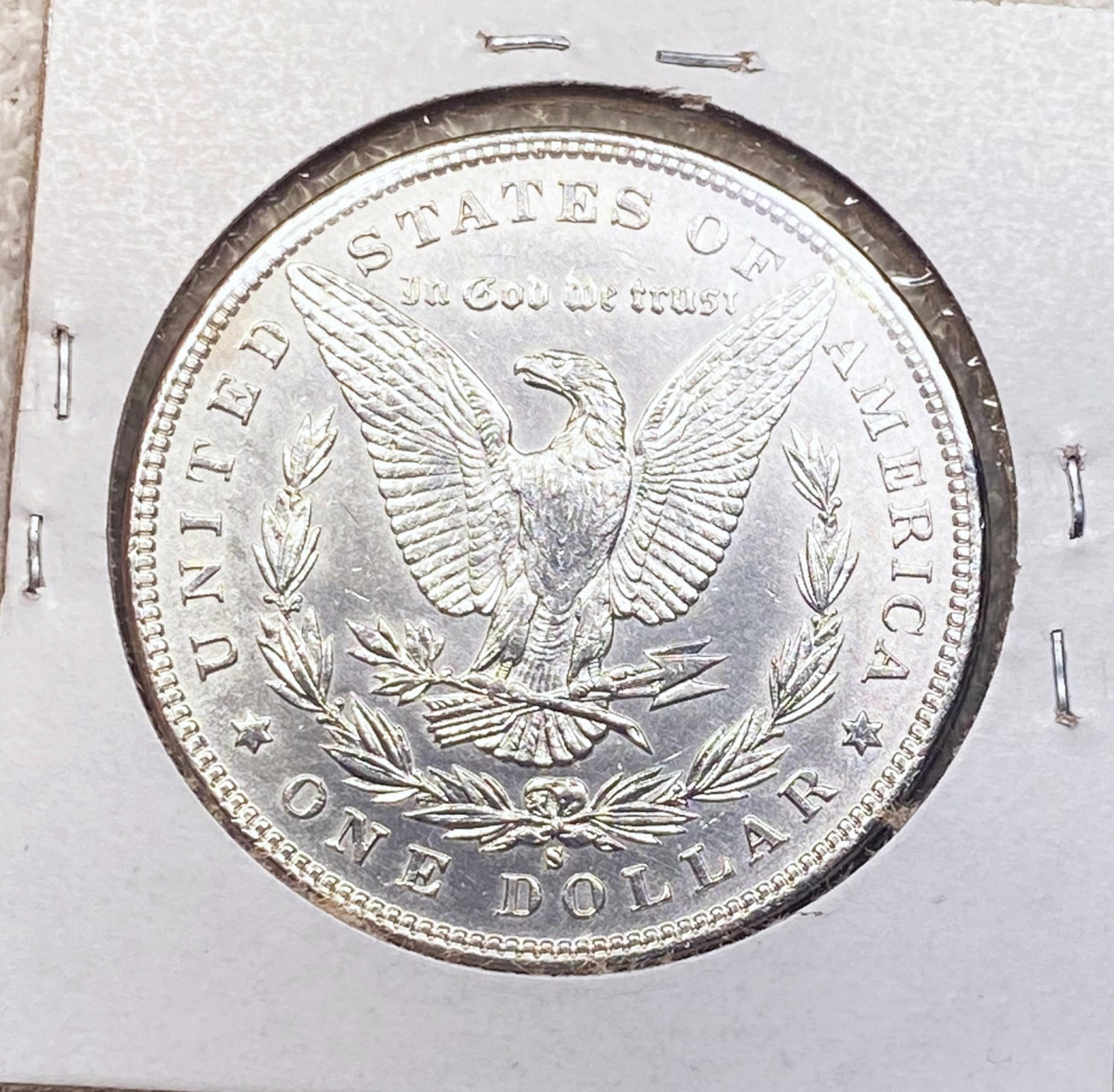 1896-S Morgan Silver Dollar CHOICE BU
