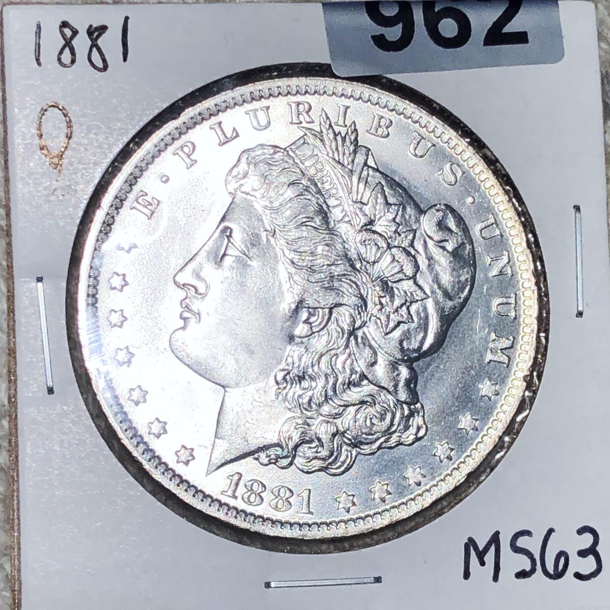 1881-O Morgan Silver Dollar UNCIRCULATED