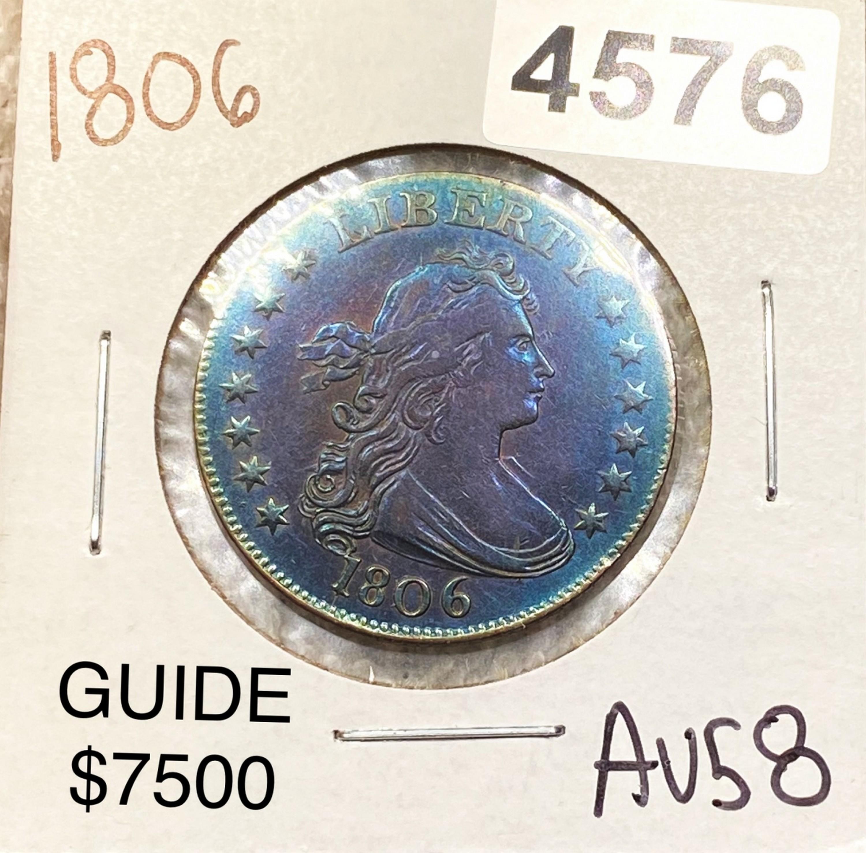 1806 Draped Bust Quarter CHOICE AU