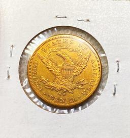 1884-CC $10 Gold Eagle UNCIRCULATED