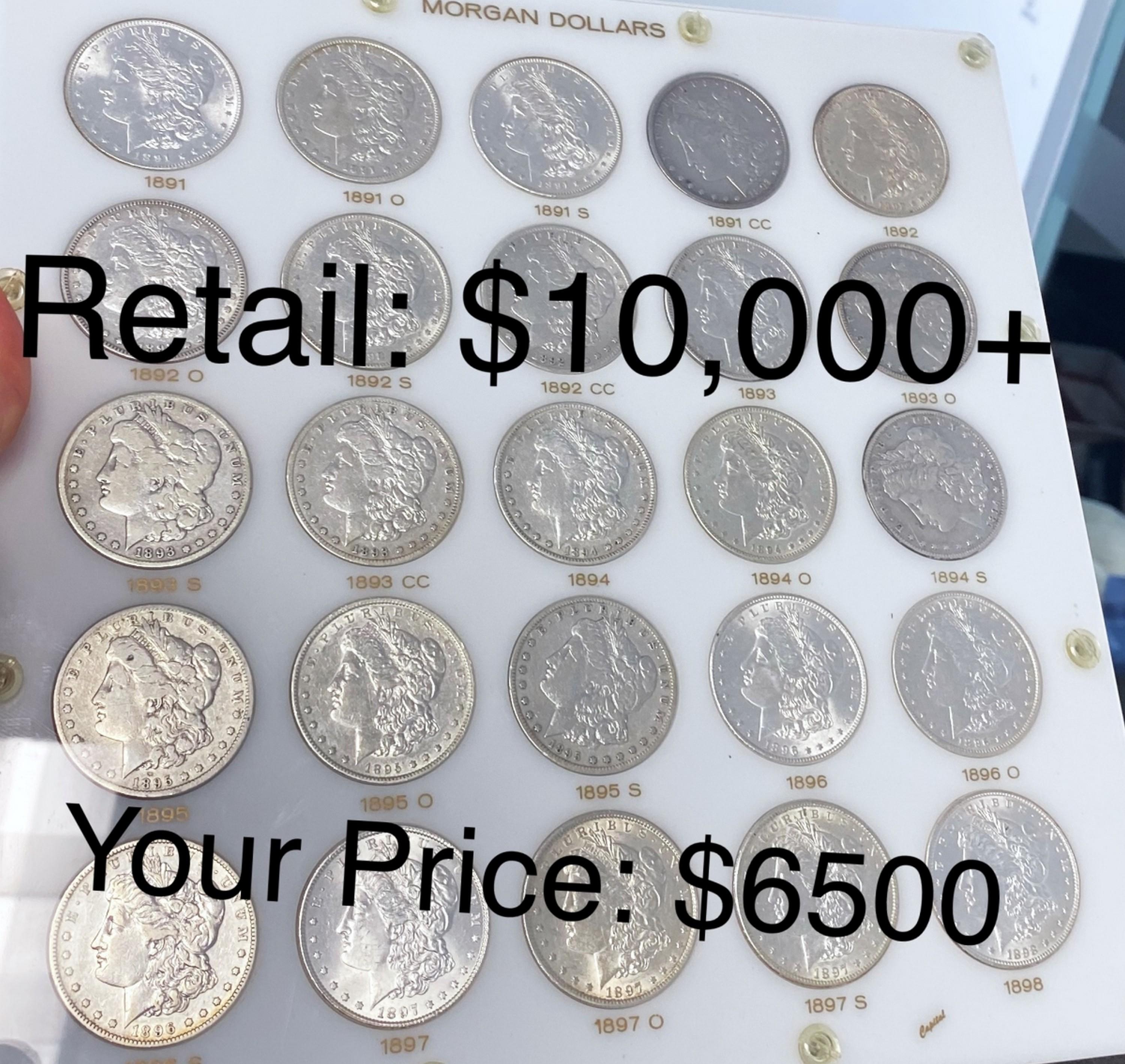 $10000 Wholesale Coin Lot Blowout Sale