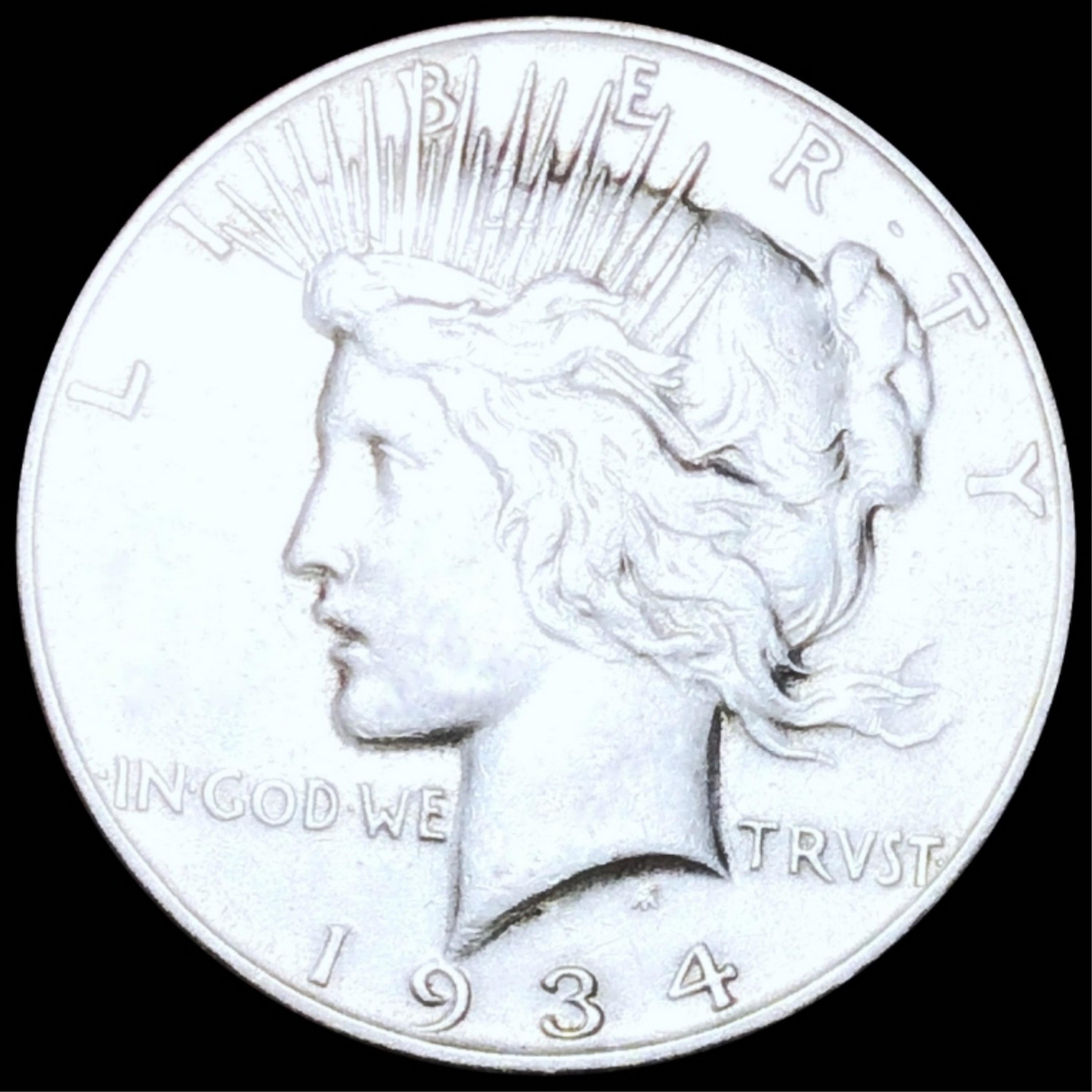 1934-S Silver Peace Dollar XF