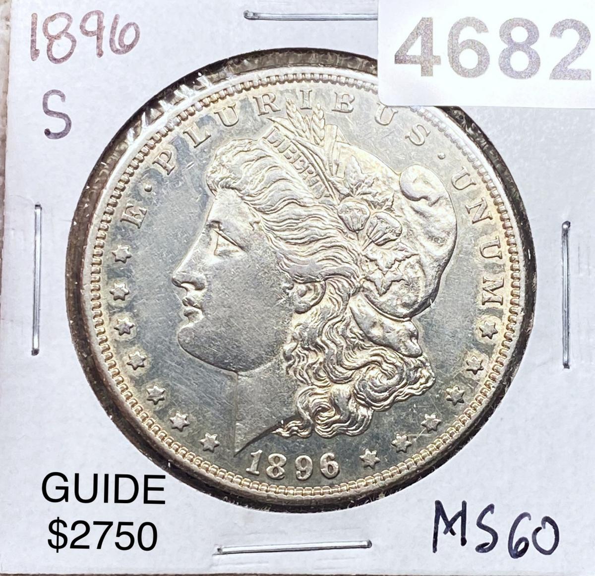 1896-S Morgan Silver Dollar UNCIRCULATED