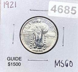 1921 Standing Liberty Quarter UNCIRCULATED