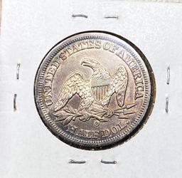 1846-O Seated Half Dollar UNCIRCULATED TL DT