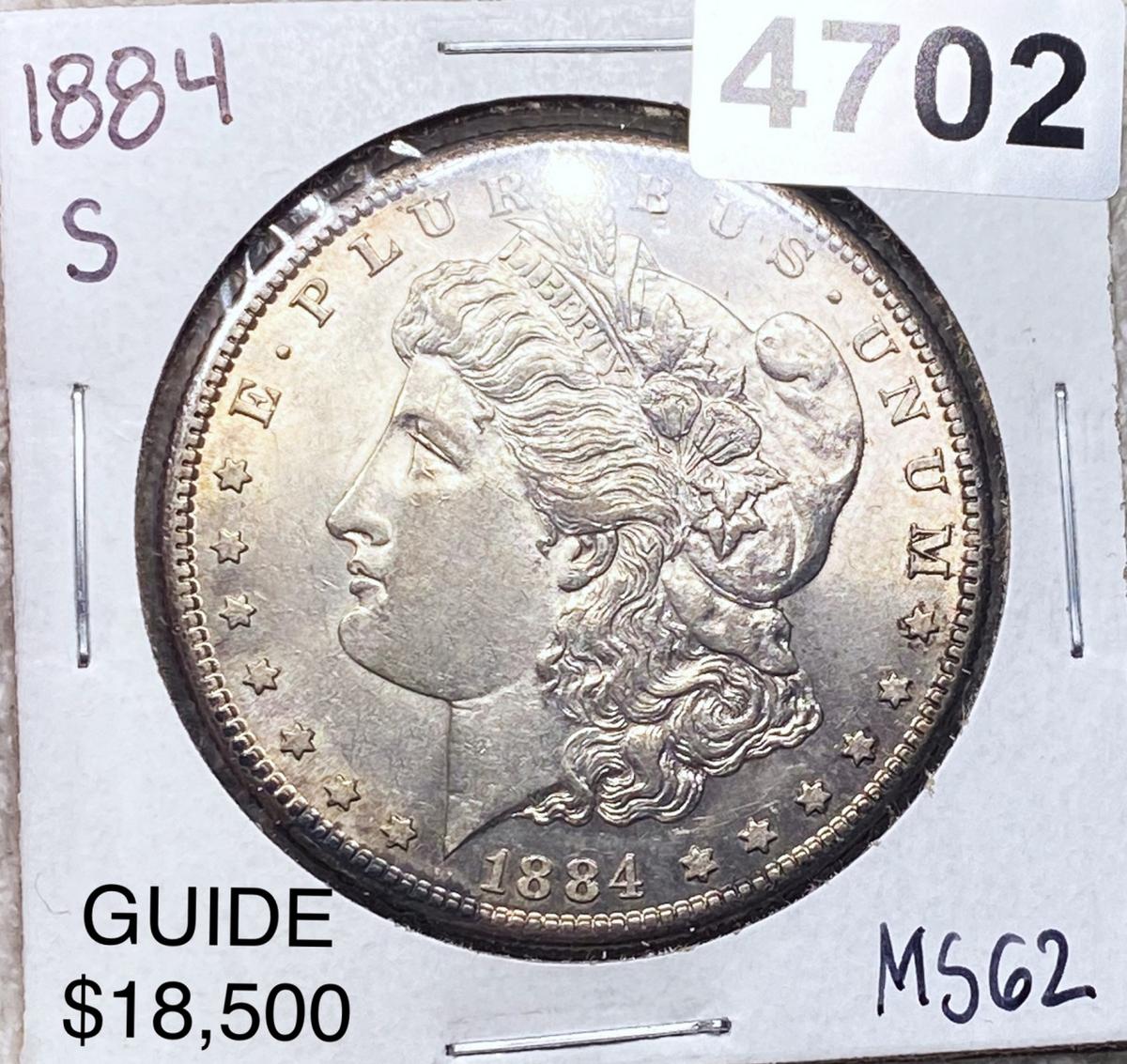 1884-S Morgan Silver Dollar UNCIRCULATED