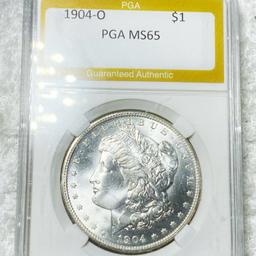 1904-O Morgan Silver Dollar PGA - MS65