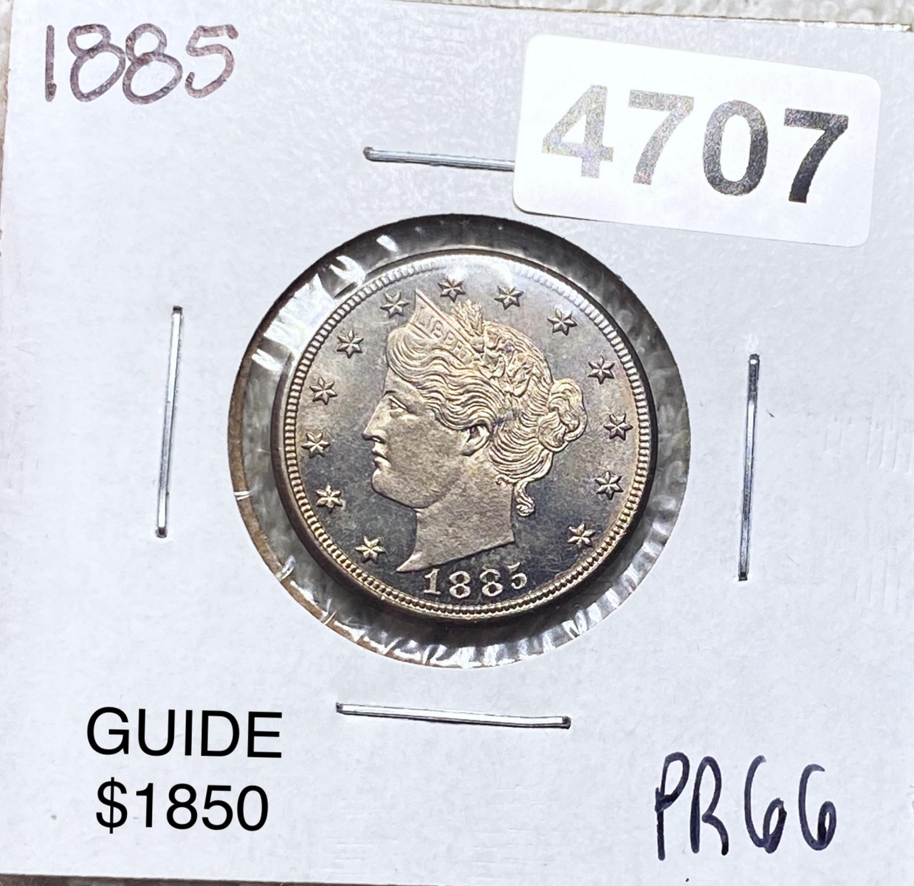 1885 Liberty Victory Nickel SUPERB GEM PROOF