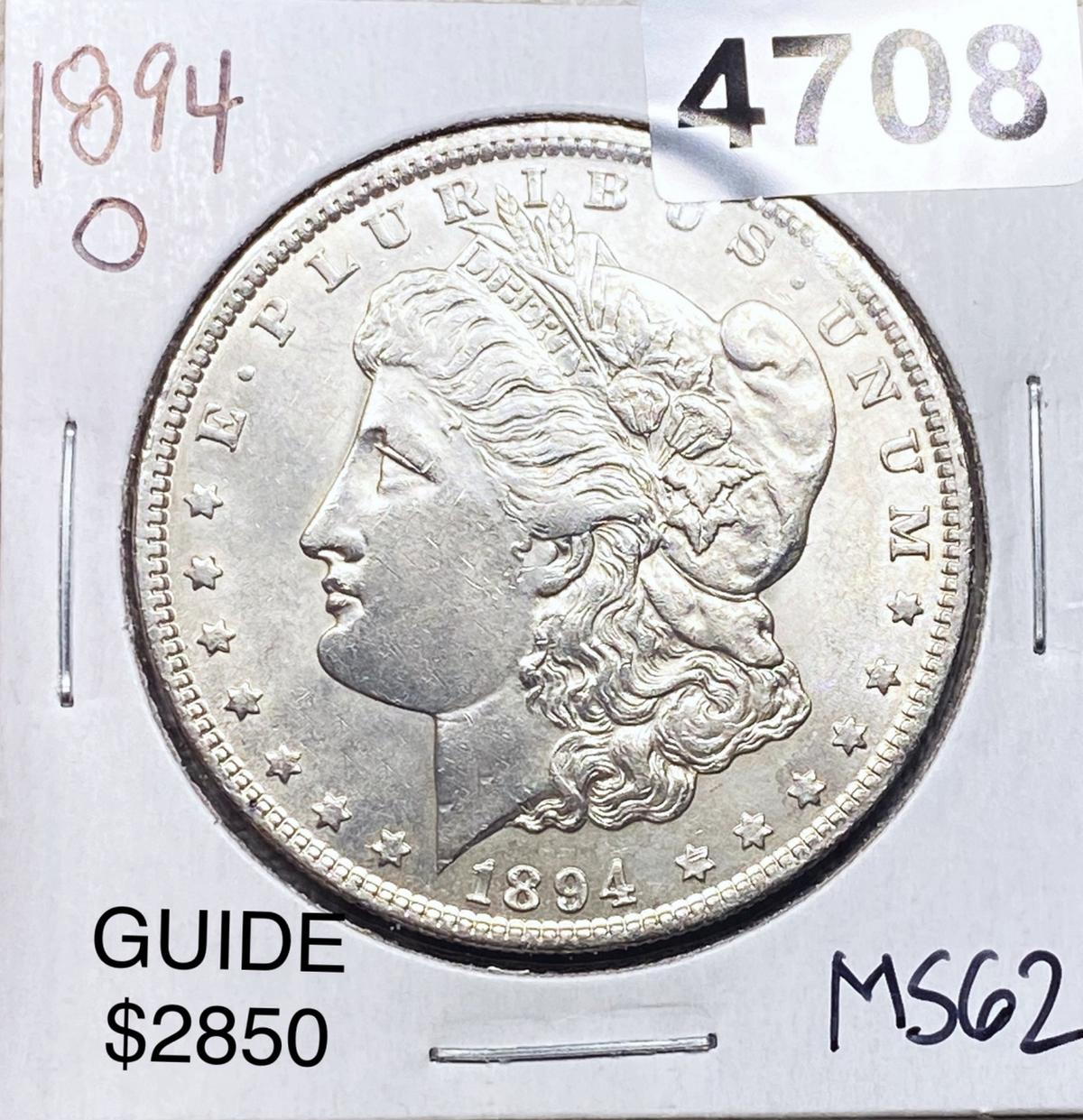 1894-O Morgan Silver Dollar UNCIRCULATED